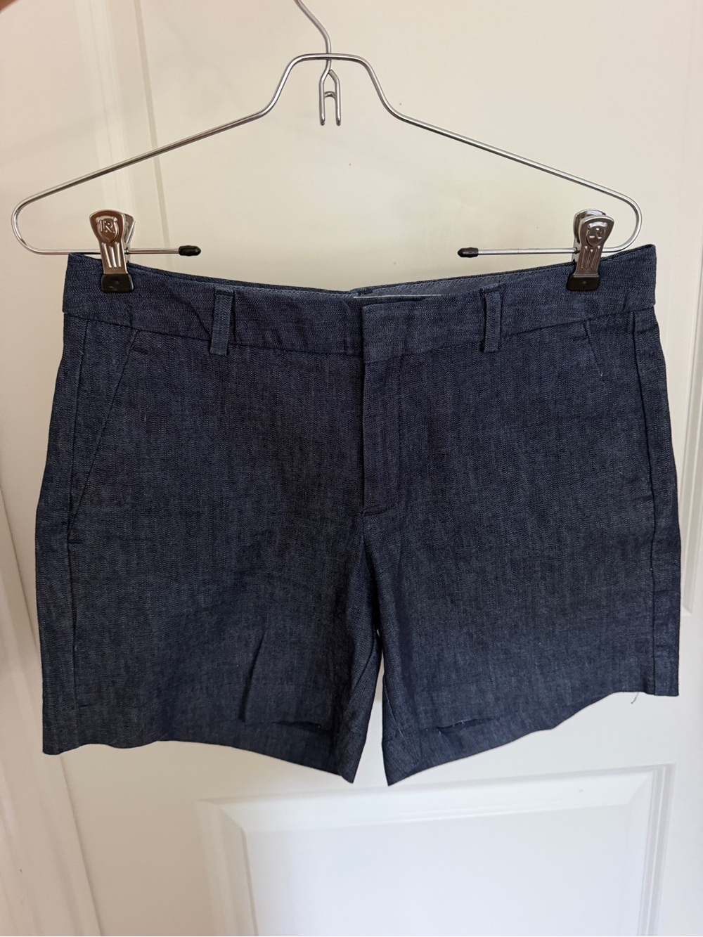 Banana Republic Dark Navy Chambray Shorts